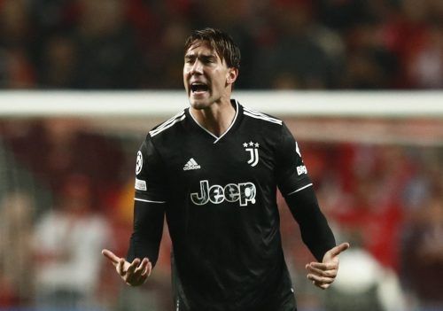 Juventus' Dusan Vlahovic