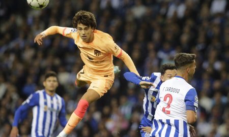 Man United transfer target Joao Felix in action for Atletico Madrid