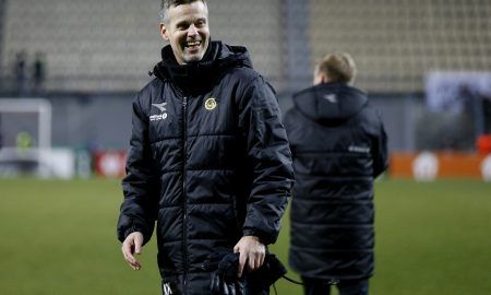 Kjetil-Knutsen-celebrates-after-the-game-for-Bodo/Glimt