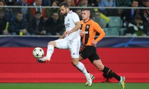 Wolves transfer target Nacho in action for Real Madrid