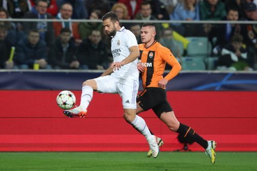 Wolves transfer target Nacho in action for Real Madrid