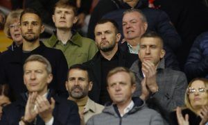 Nathan-Jones-in-the-stands-at-Southampton