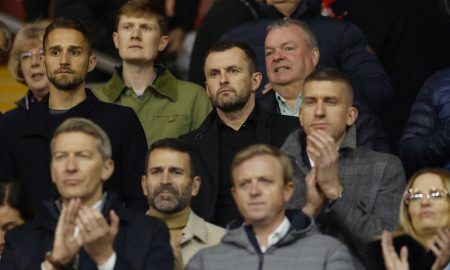 Nathan-Jones-in-the-stands-at-Southampton