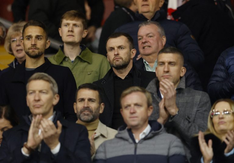 Nathan-Jones-in-the-stands-at-Southampton