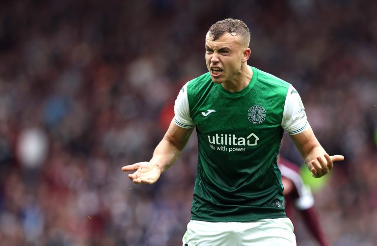 Hibernian defender Ryan Porteous