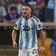 Argentina's Alexis Mac Allister reacts