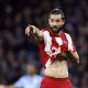 Atletico Madrid's Felipe reacts against Manchester City