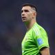 Emiliano Martinez in action for Aston Villa