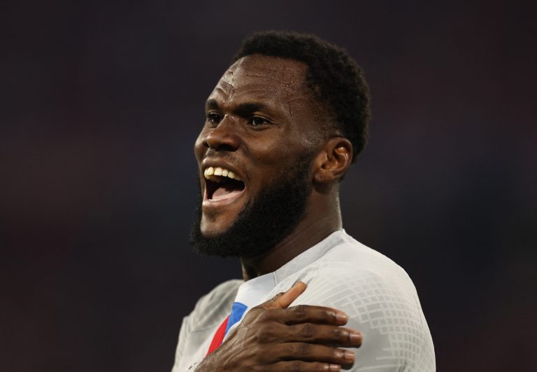 Franck Kessie during Bayern Munich vs Barcelona