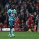 Southampton's Romeo Lavia reacts after being substituted