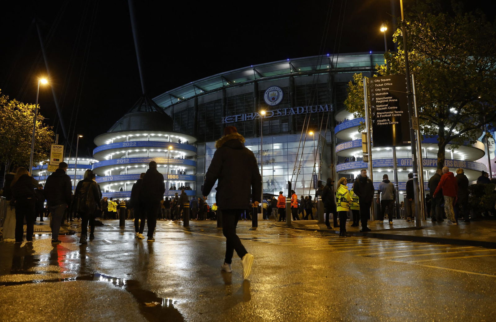 Manchester City's Etihad stadium