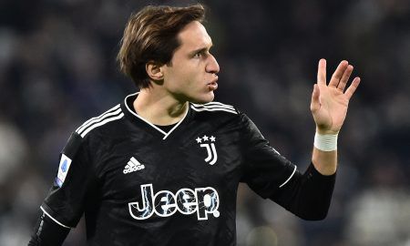 Tottenham transfer target Federico Chiesa in action for Juventus