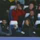 Mehrdad Ghodoussi, Amanda Staveley and Darren Eales watching Newcastle United