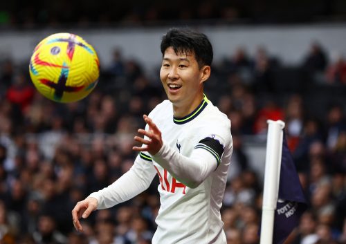 Son Heung-min in action for Tottenham