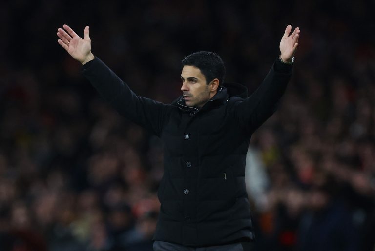 Arsenal manager Mikel Arteta