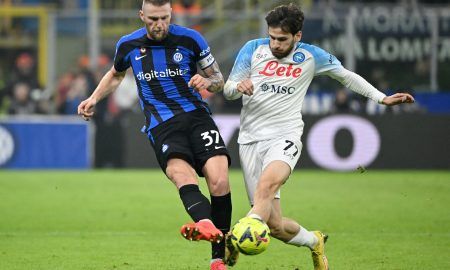 Milan Skriniar in action for Inter Milan