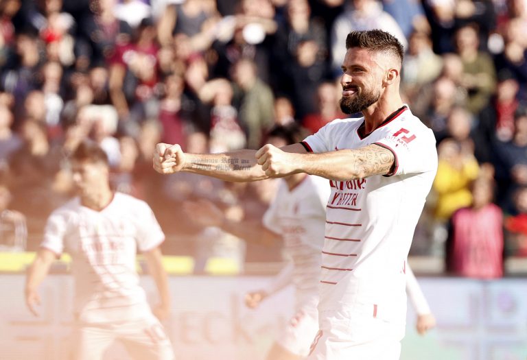 AC Milan's Olivier Giroud