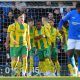 West Bromwich Albion's Brandon Thomas-Asante celebrates scoring their first goal with teammates
