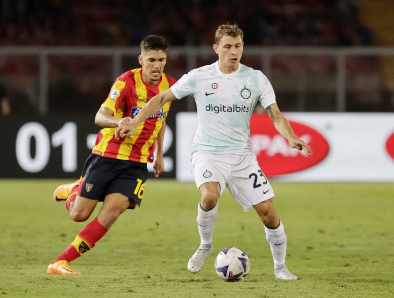 Joan Gonzalez in action for Lecce