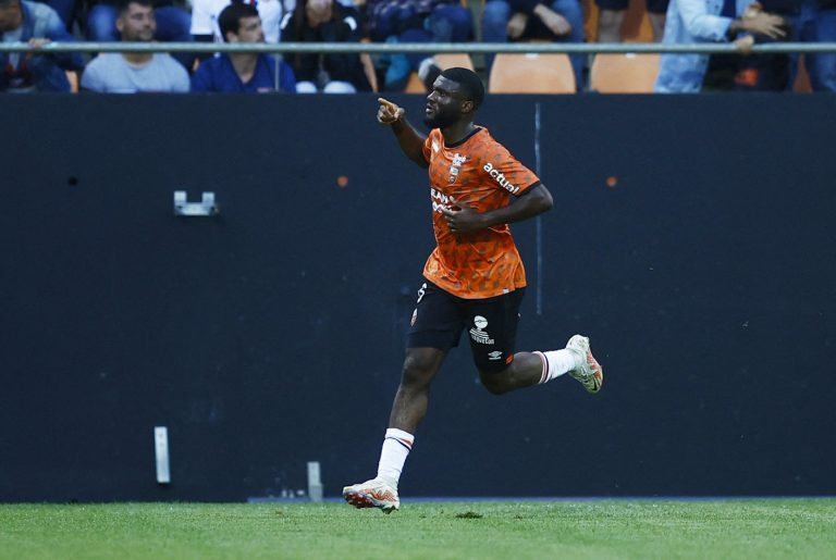 Terem-Moffi-celebrates-scoring-for-Lorient