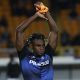 Atalanta's Duvan Zapata during the warm up before the match