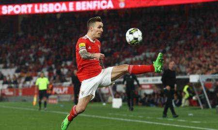 Benfica's Alejandro Grimaldo in action