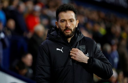 West Bromwich Albion manager Carlos Corberan
