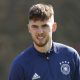Germany's Anton Stach during training