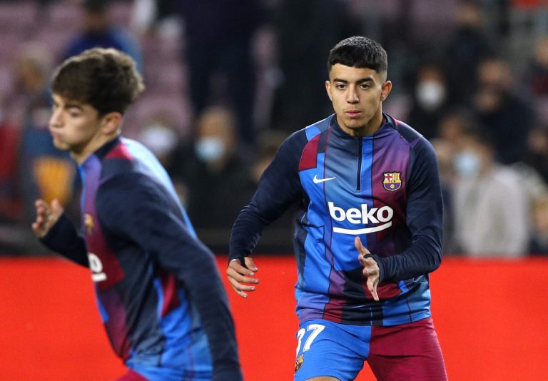 FC Barcelona's Ilias Akhomach