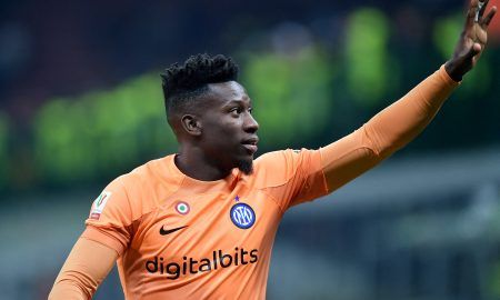 Andre Onana in action for Inter Milan