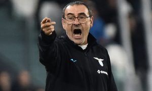 Lazio coach Maurizio Sarri