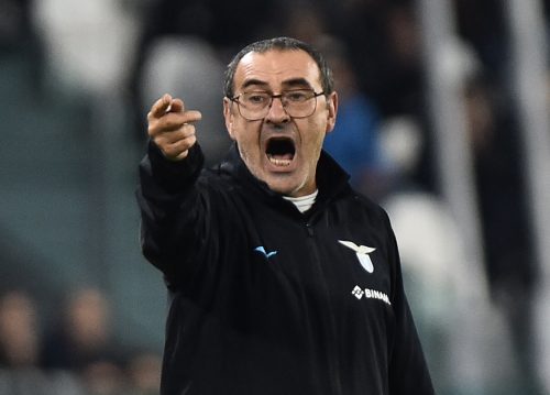 Lazio coach Maurizio Sarri