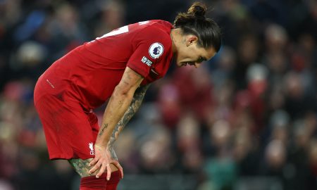Liverpool's Darwin Nunez reacts