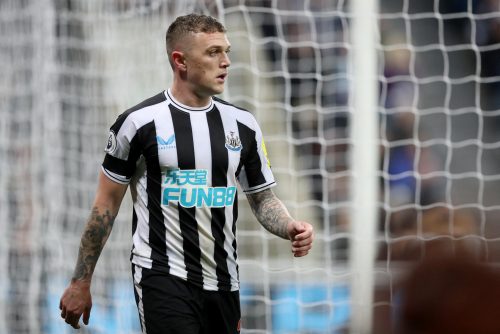 Newcastle United's Kieran Trippier leaves the pitch after being substituted
