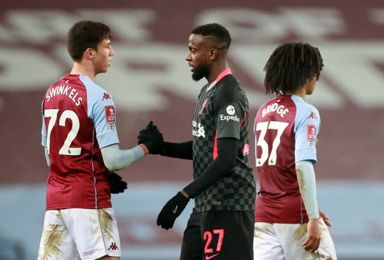 Aston Villa's Sil Swinkels