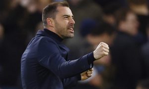 Southampton interim manager Ruben Selles celebrates after the match