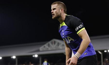 Tottenham Hotspur's Eric Dier reacts