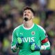 Tottenham transfer target Altay Bayindir in action for Fenerbache