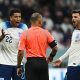 Liverpool transfer targets Jude Bellingham and Mason Mount remonstrate with the referee