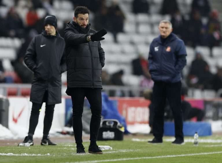 Carlos-Corberan-on-the-sidelines-for-West-Brom