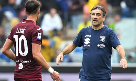 Ivan Juric on the touchline for Torino