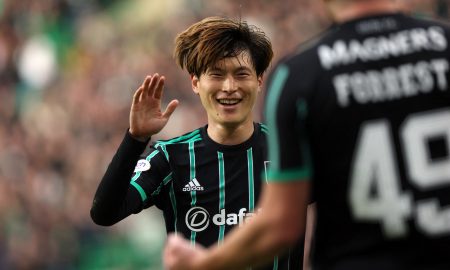 Kyogo-Furuhashi-celebrates-scoring-for-Celtic