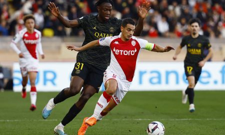 Paris St Germain's El Chadaille Bitshiabu
