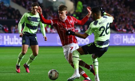 Tottenham target Alex Scott in action for Bristol City