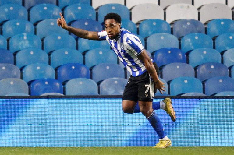 Mallik-Wilks-celebrates-scoring-for-Sheffield-Wednesday