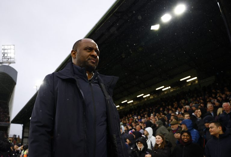 Crystal Palace manager Patrick Vieira
