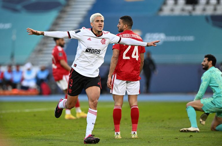 Pedro-celebrates-scoring-for-Flamengo