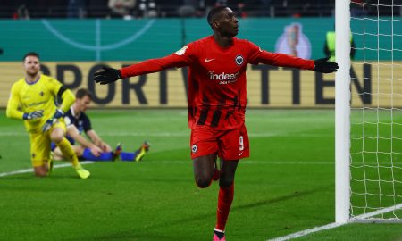 Randal-Kolo-Muani-celebrates-scoring-for-Eintracht-Frankfurt