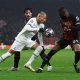 Tottenham striker Richarlison in action against AC Milan