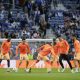 Tottenham loanee Sergio Reguilon warms up with Atletico Madrid